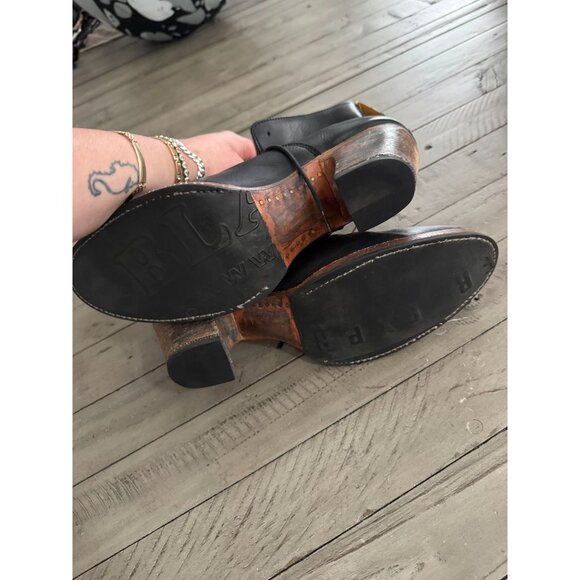 PS Kaufman no.2018 crosswalk tall lace-up boot black leather Size 9.5 - Picture 9 of 9